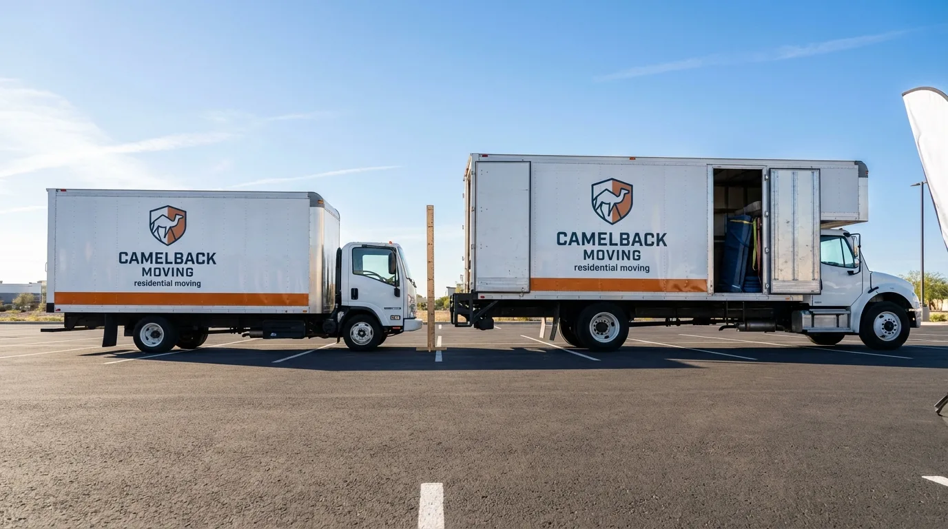 Moving truck size capacity guide in Beachwood